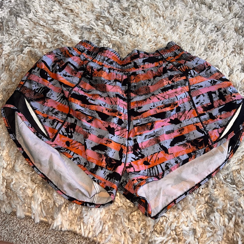 Rare lululemon shorts! Size 4 with a length of 4 in!